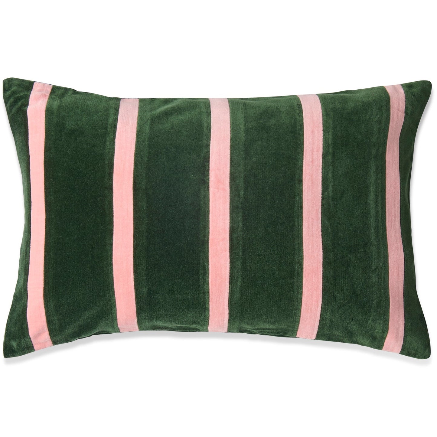 Tuscan Stripe Velvet Rectangle Cushion