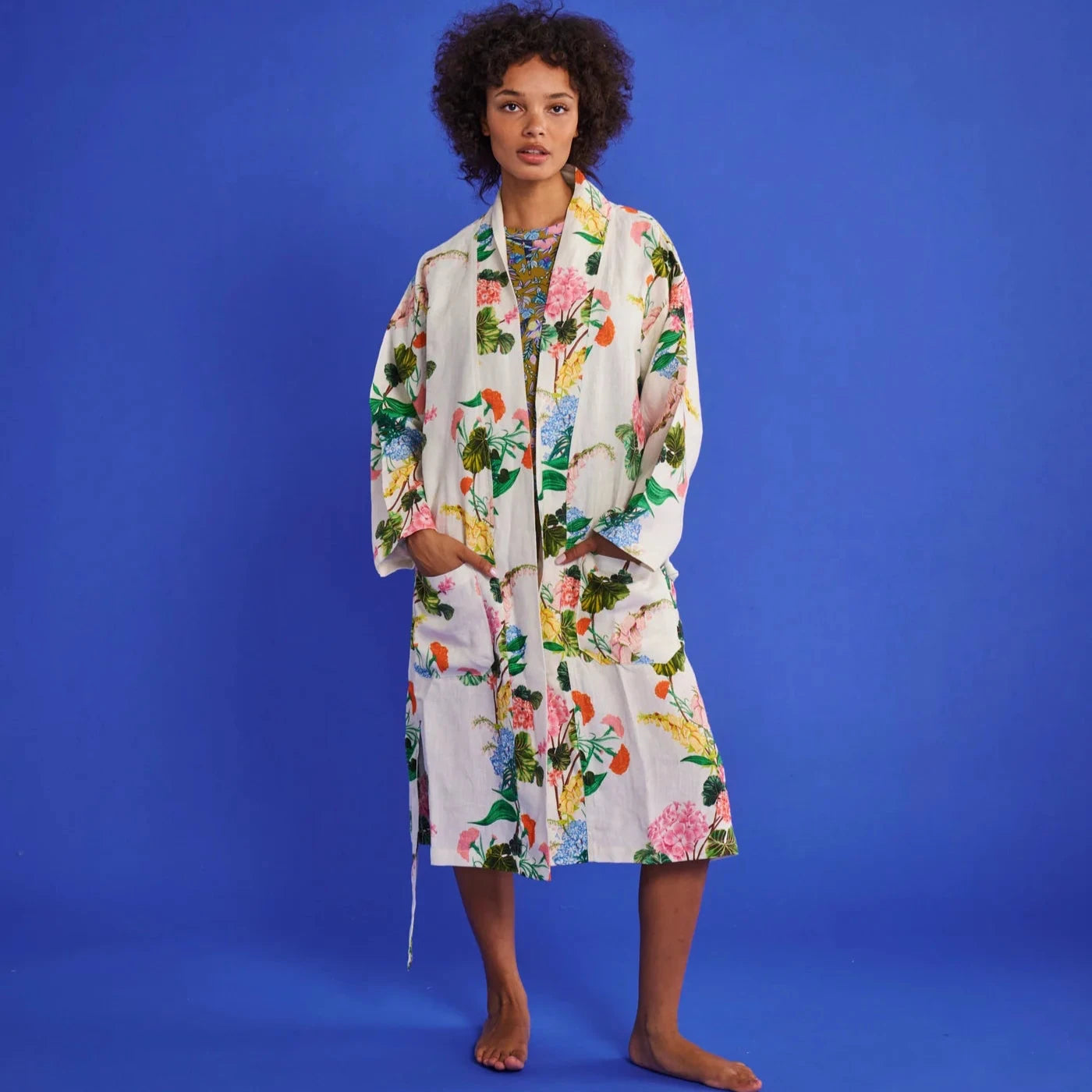 Bouquet Beauty Linen Robe