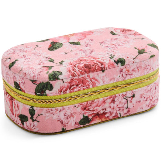 Rose Garden Travel Velvet Jewellery Box