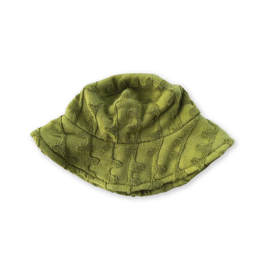 Leaf Terry Flow Bucket Hat for Grown Ups