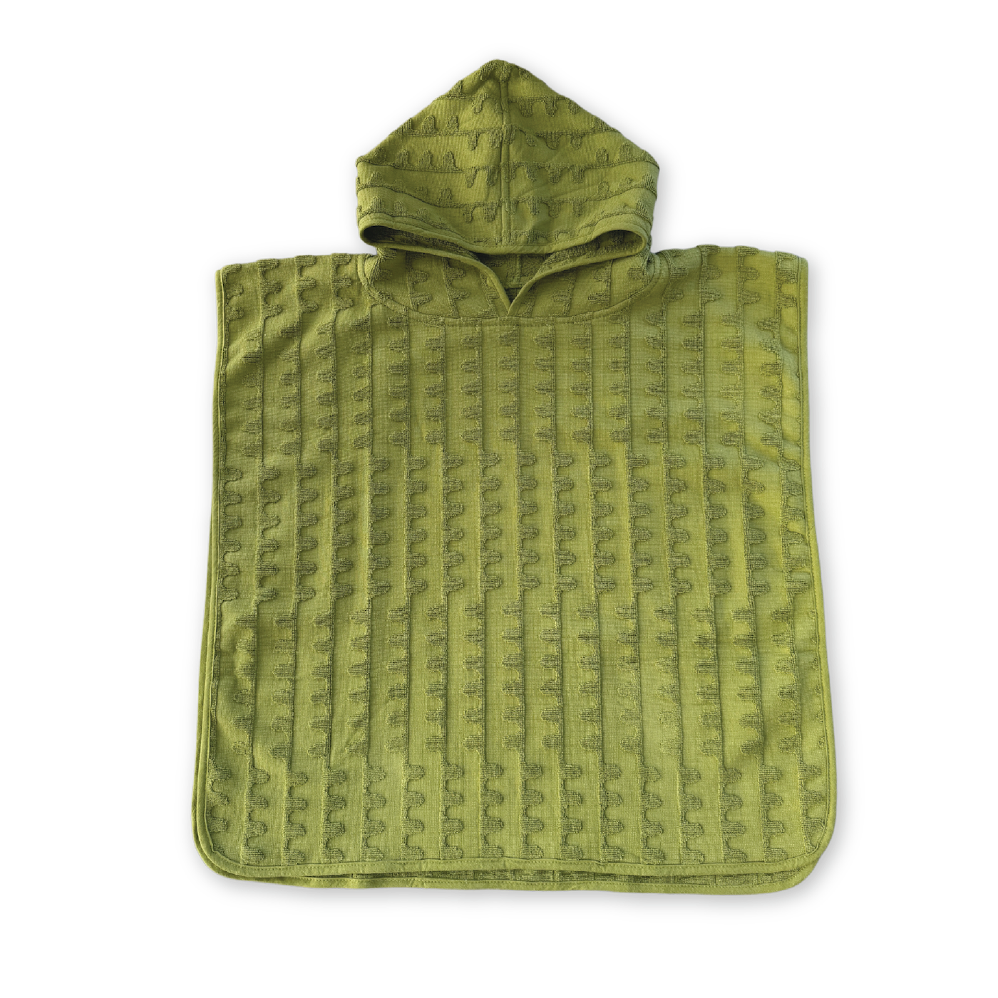 Leaf Terry Towelling Flow Poncho