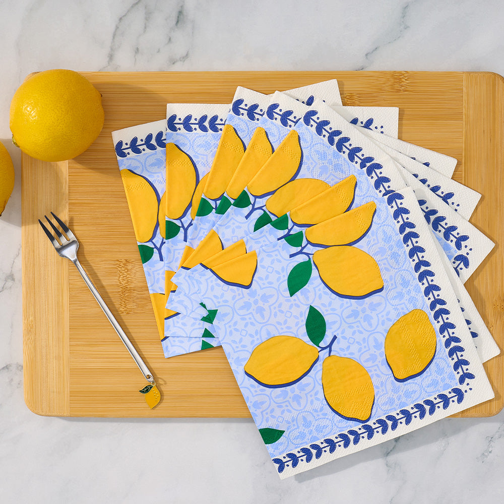 Lemon Paper Napkins