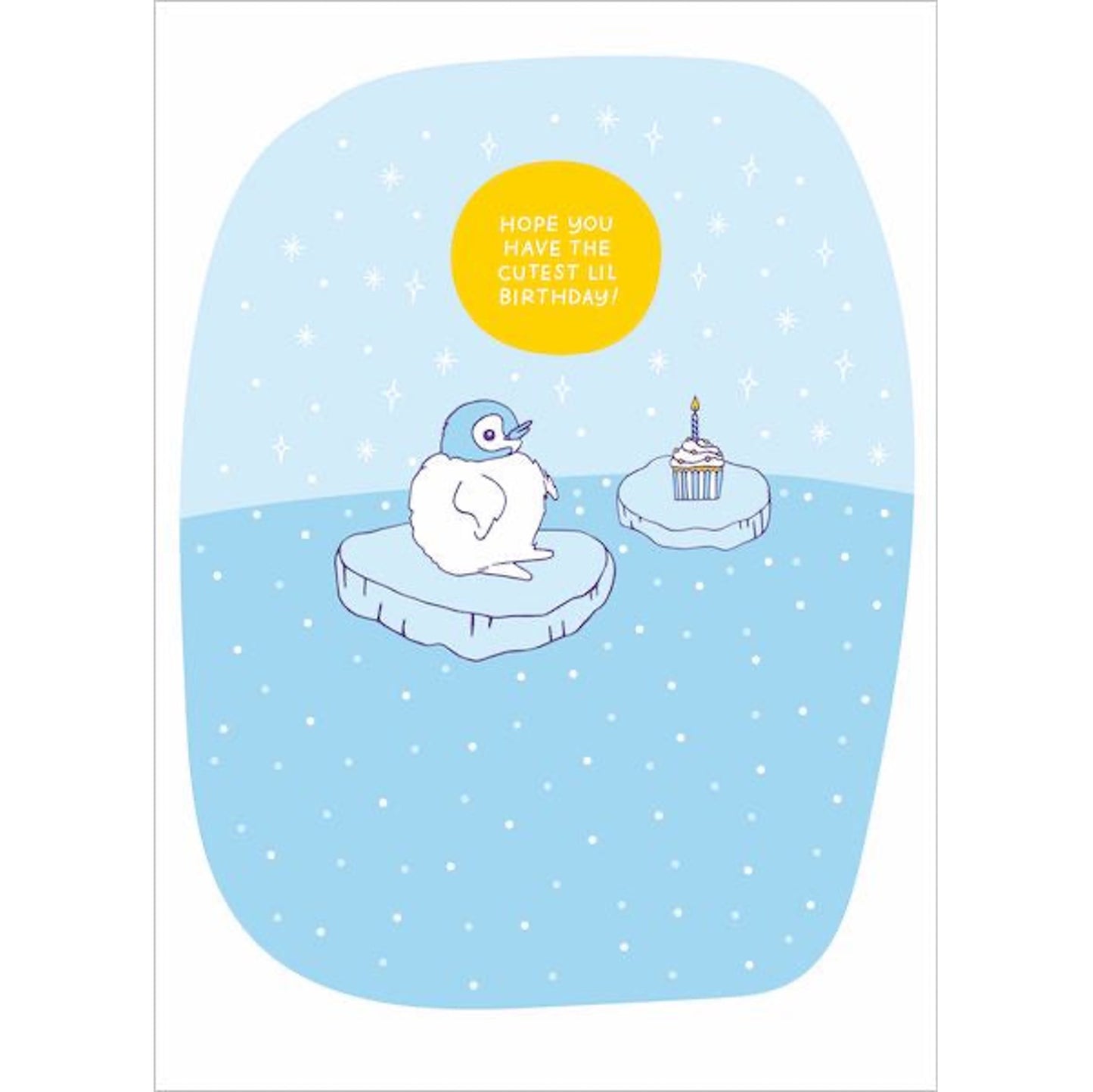 Lil Penguin Birthday Greeting Card