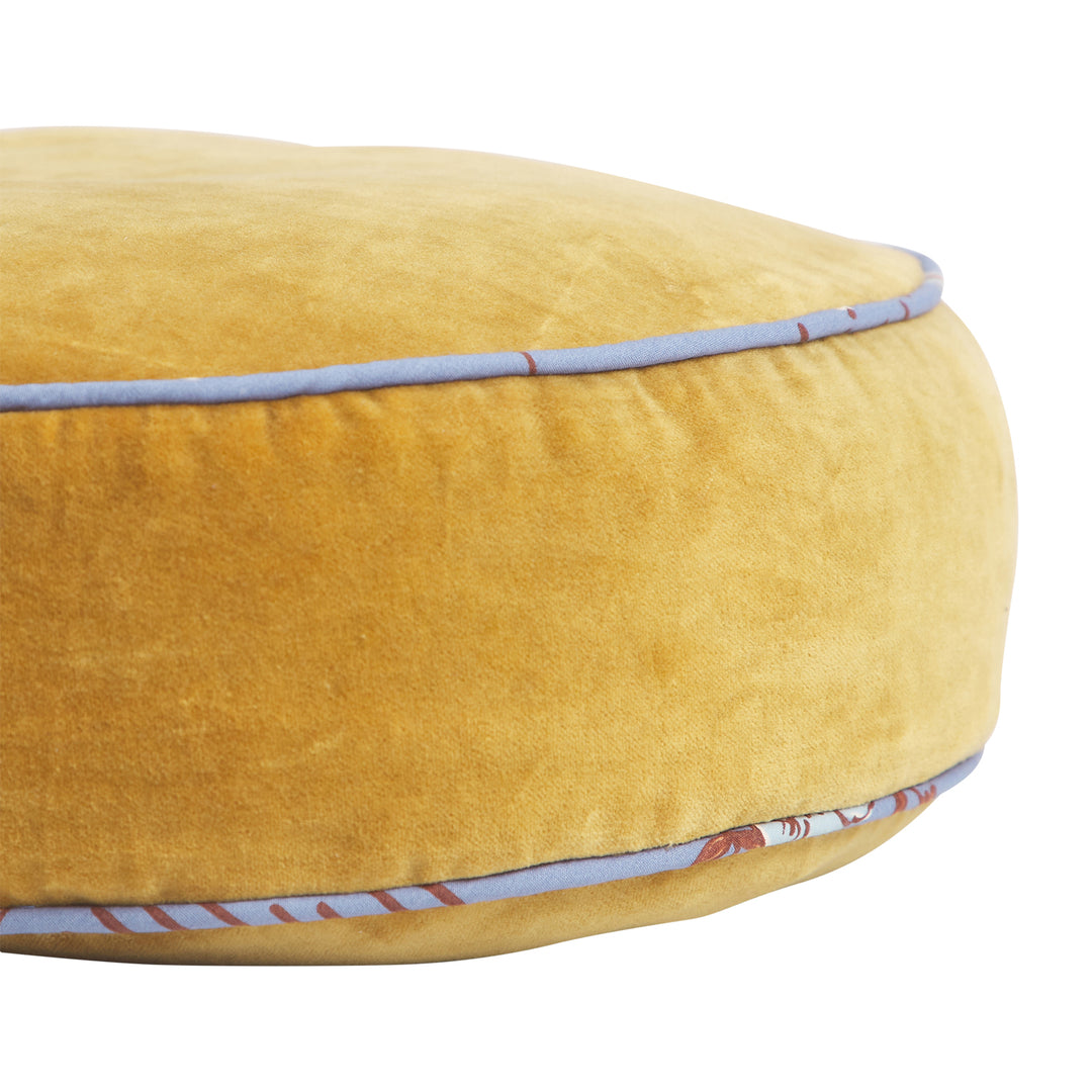 Castillo Ginger Round Velvet Cushion