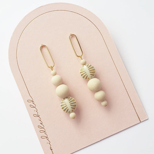Genesis Earrings Ivory