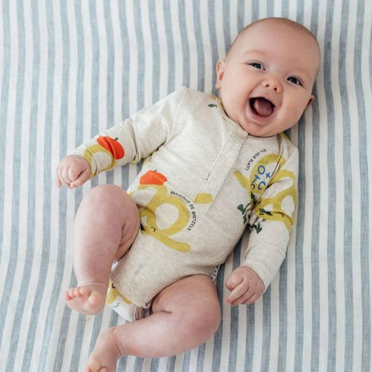 Monsieur Pretzel Long Sleeve Bodysuit