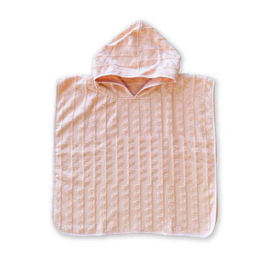 Peachy Terry Towelling Flow Poncho