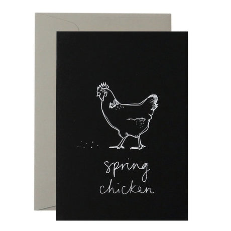 Spring Chicken Greeting Card