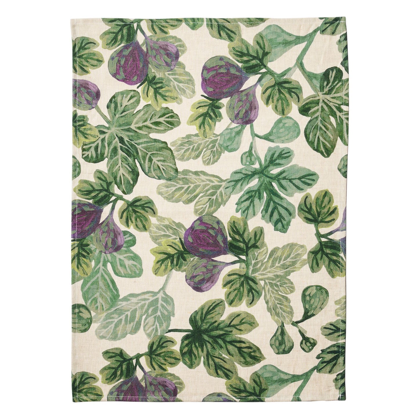 Figgy Green Tea Towel