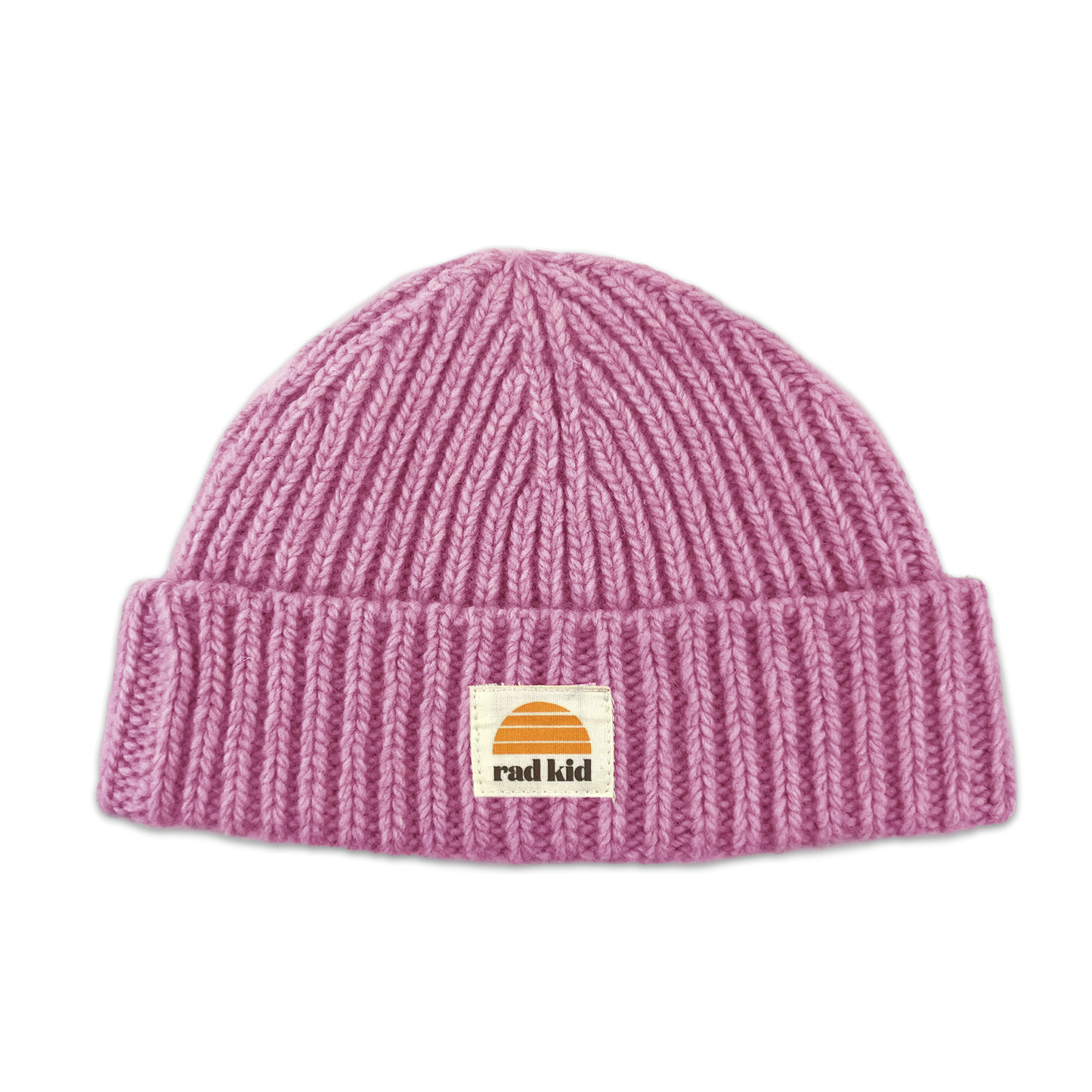 Rad Kid Peony Pink Merino Beanie