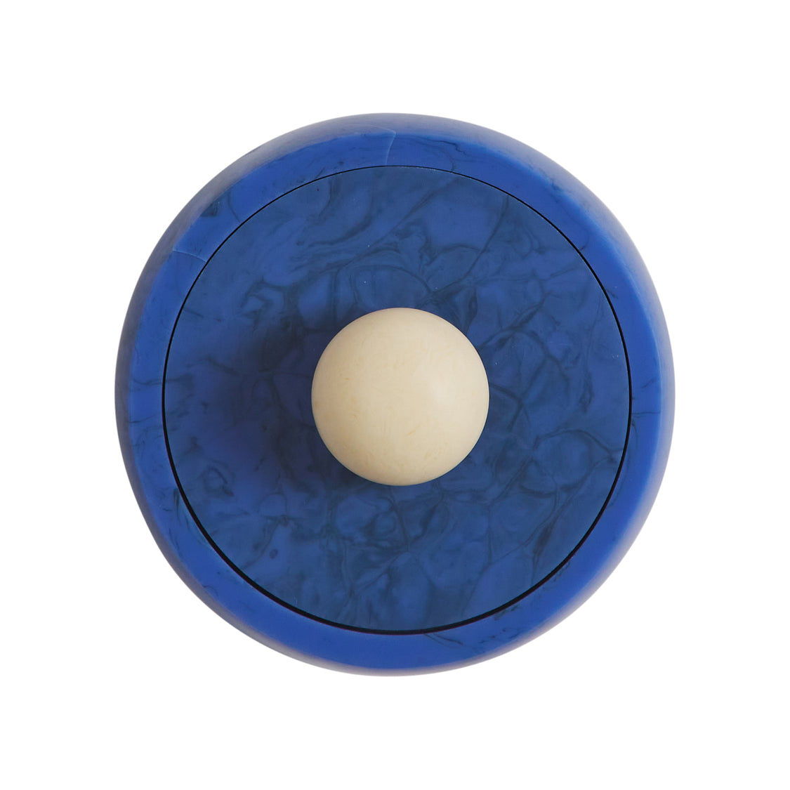 Karine Mini Canister Azure & Pearl