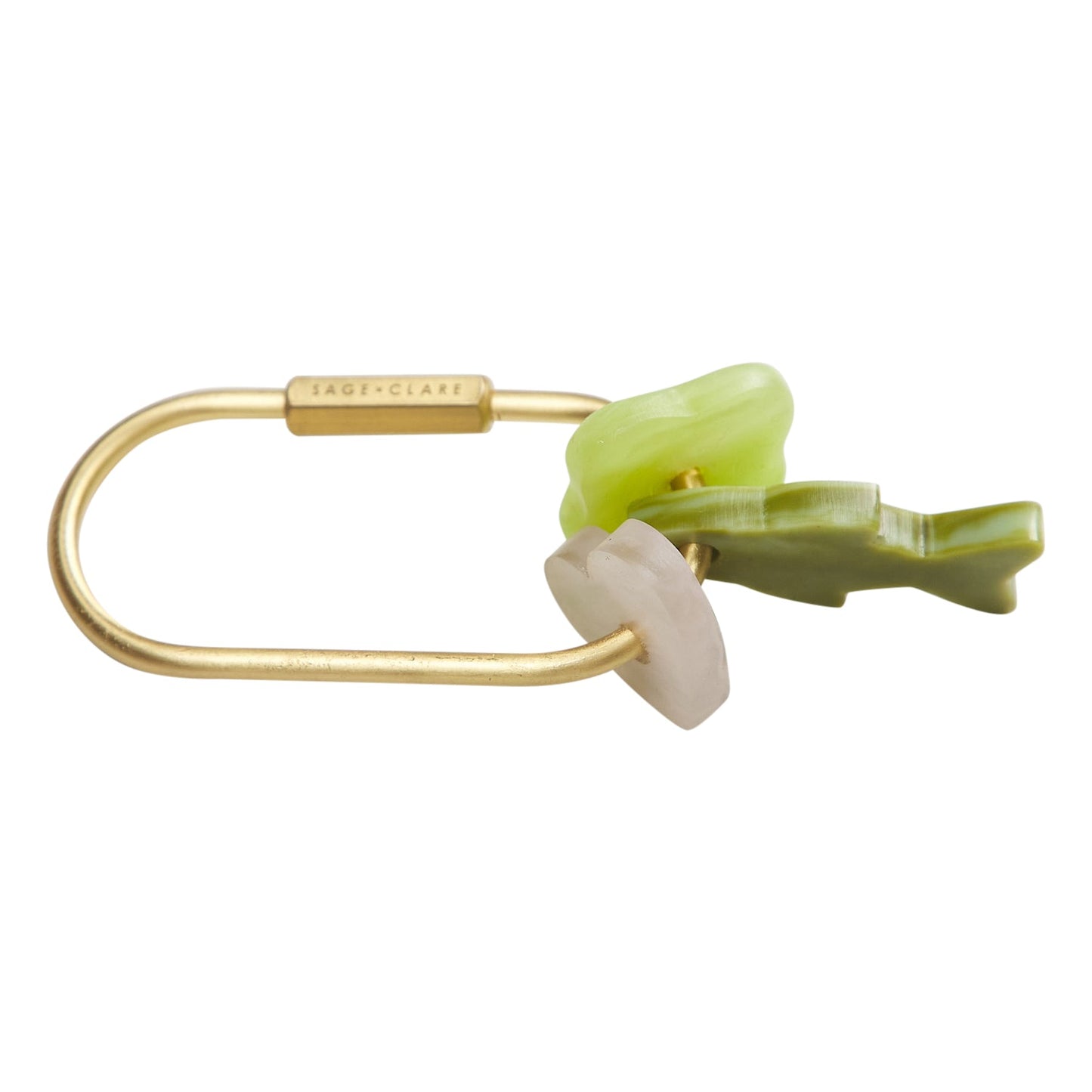 Resin Charm Key Ring