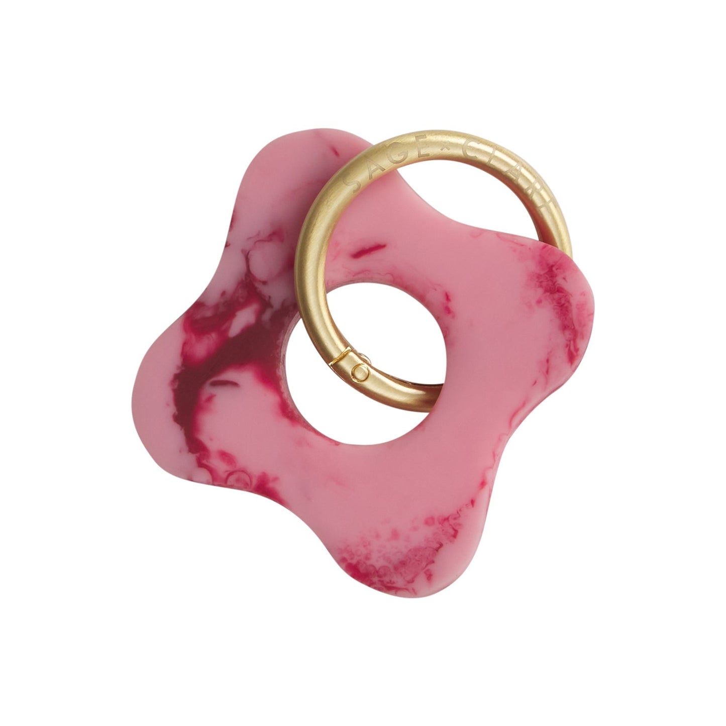 Carla Keyring Crimson