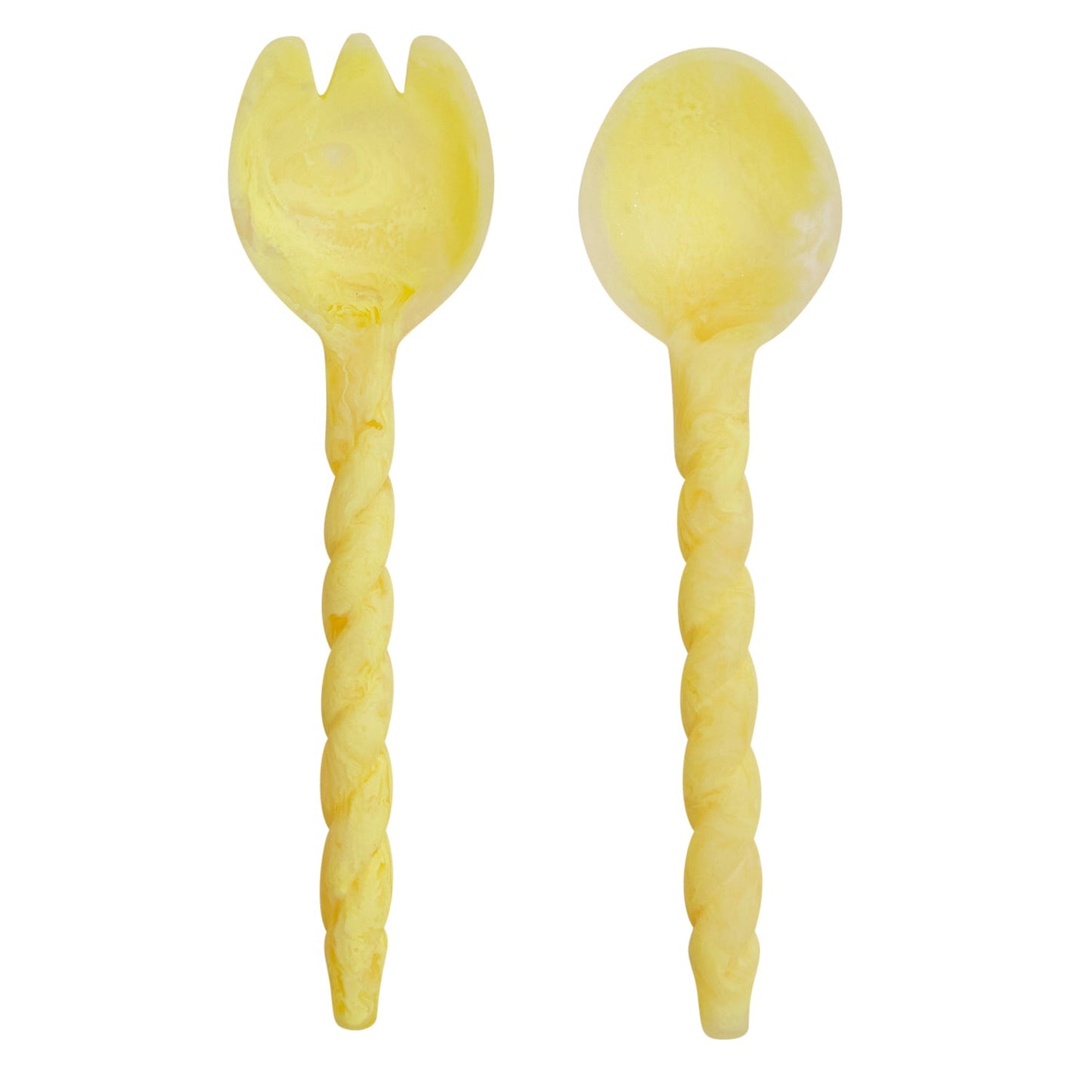 Rose Salad Servers Aspen Gold