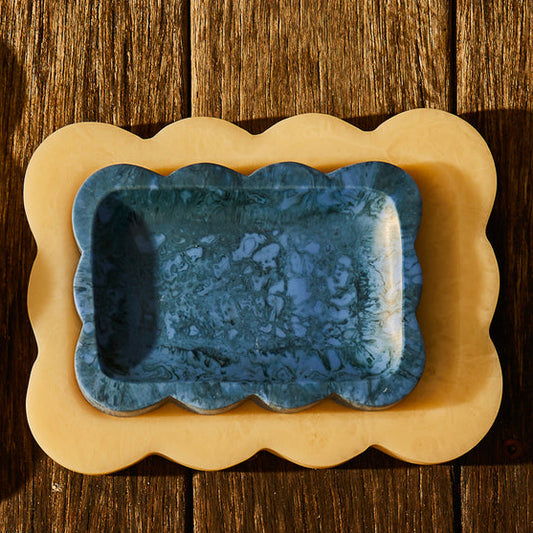 Beau Small Tray Azure