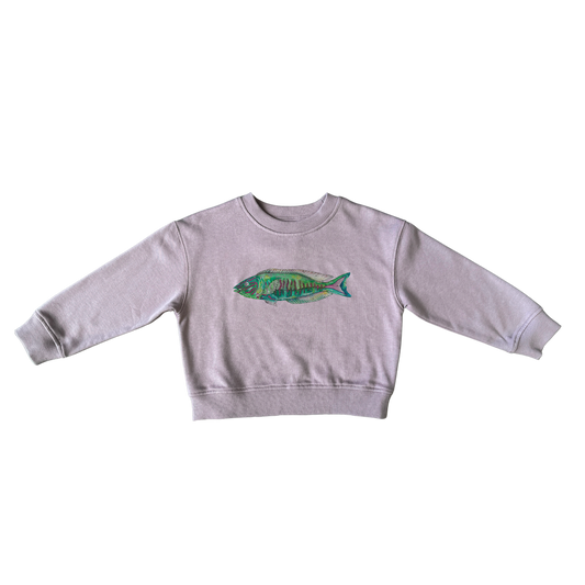 Parrot Fish Grape Kids Jumper