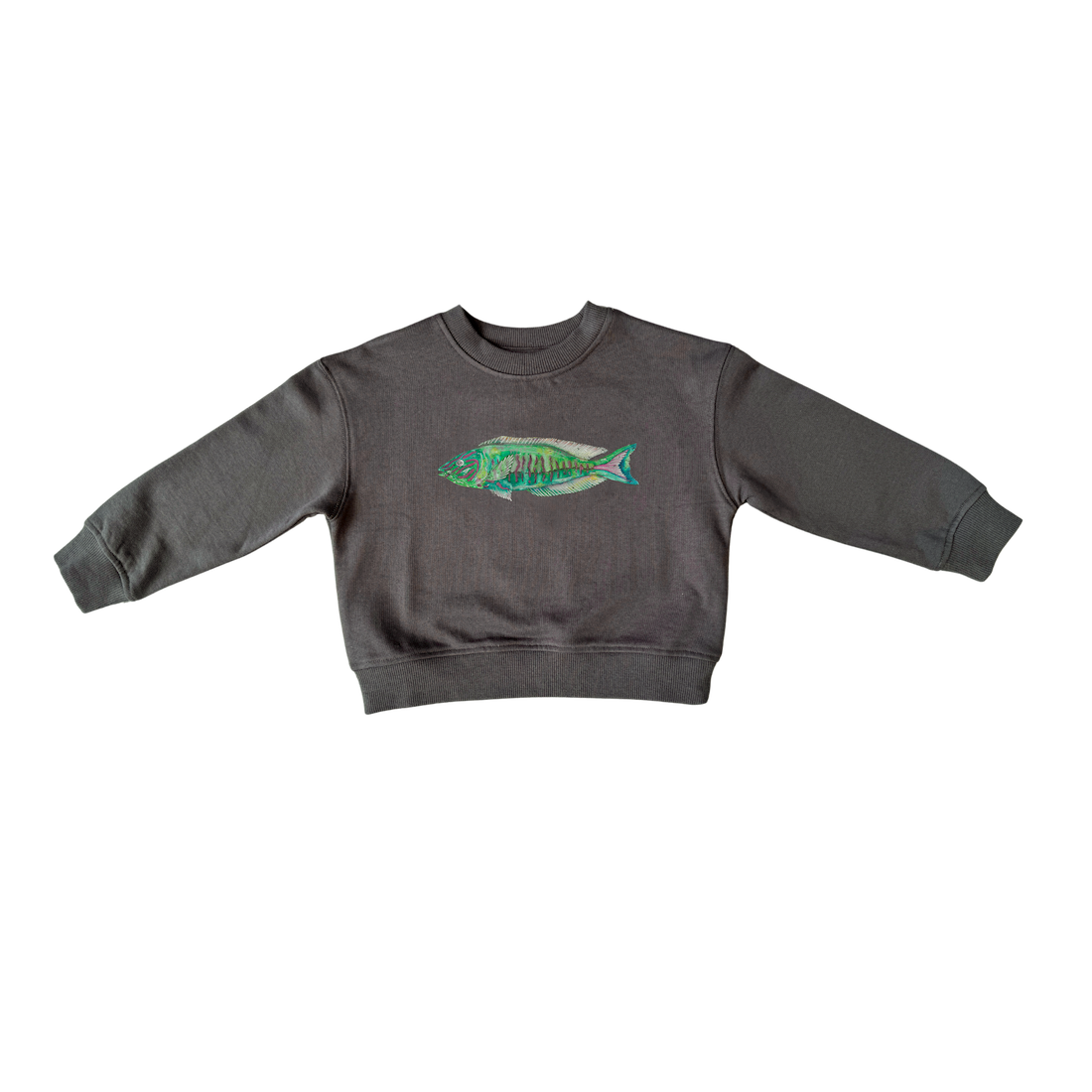 Parrot Fish Ash Baby Jumper