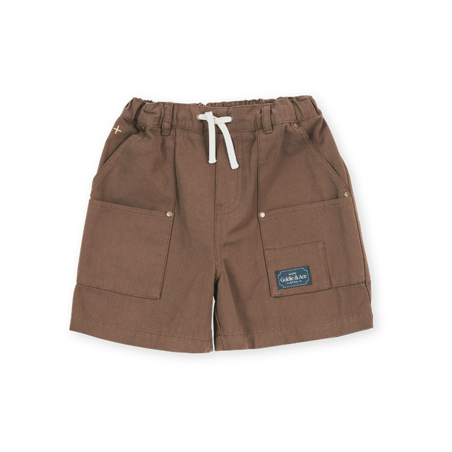 Carpenter Brown Kids Short