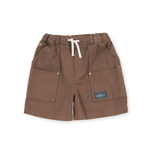 Carpenter Brown Kids Short