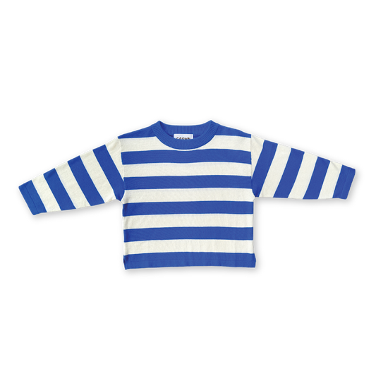 Stripe Long Sleeve Sea Baby Tee