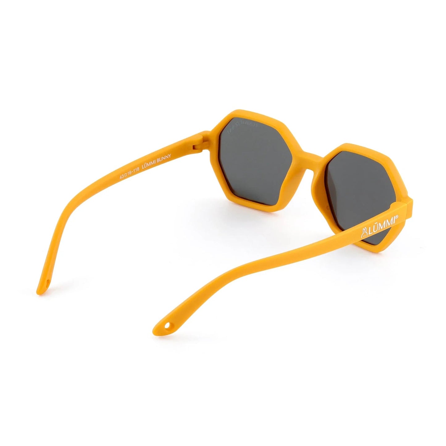 Mustard Mirror Hexagon Baby & Kids Sunglasses