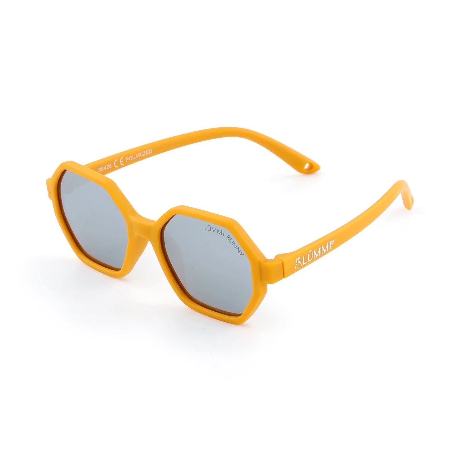 Mustard Mirror Hexagon Baby & Kids Sunglasses