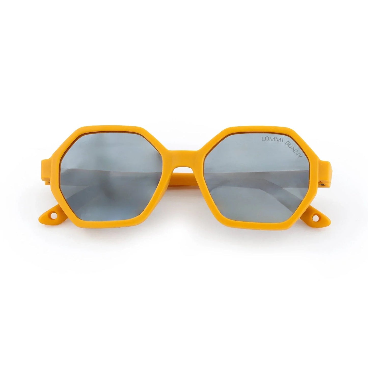 Mustard Mirror Hexagon Baby & Kids Sunglasses