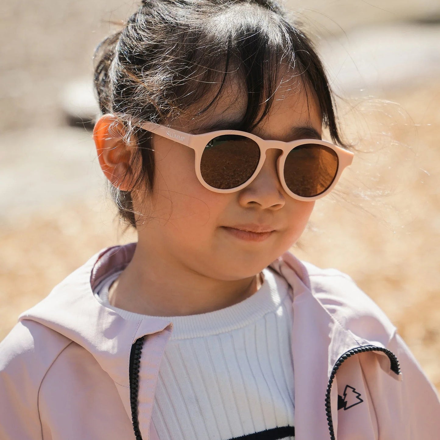 Pastel Pink Keyhole Baby & Kids Sunglasses