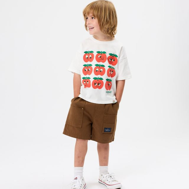 Carpenter Brown Kids Short