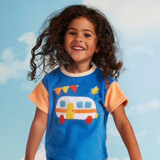 Happy Camper Kids Terry T-Shirt