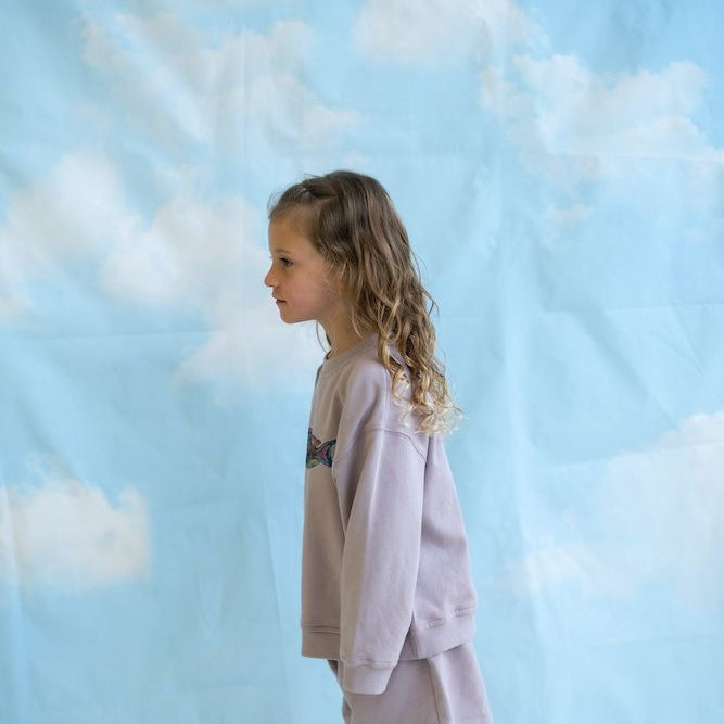 Parrot Fish Grape Kids Jumper