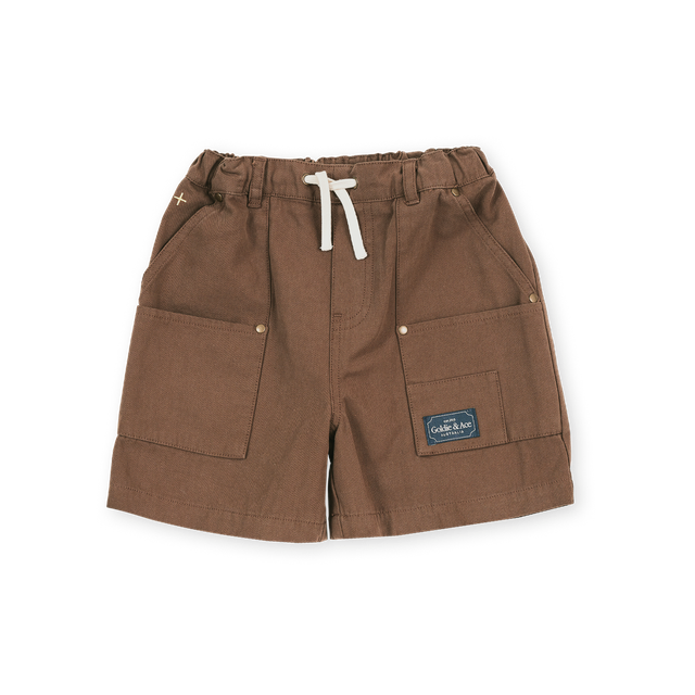 Carpenter Brown Kids Short