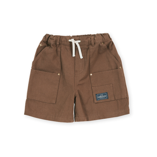 Carpenter Brown Kids Short