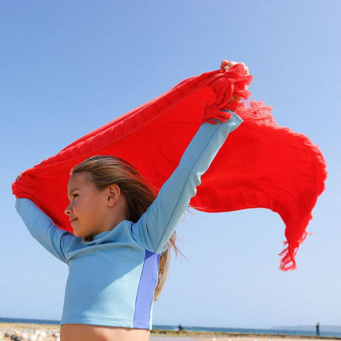 Fiesta Bubble Terry Towelling Beach Towel