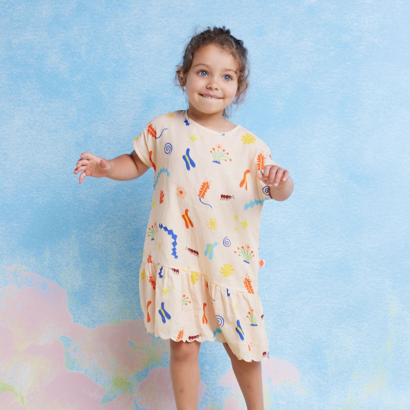 Wiggle Wonders Woven Kids Dress