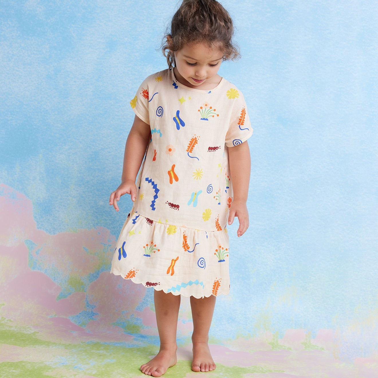 Wiggle Wonders Woven Kids Dress