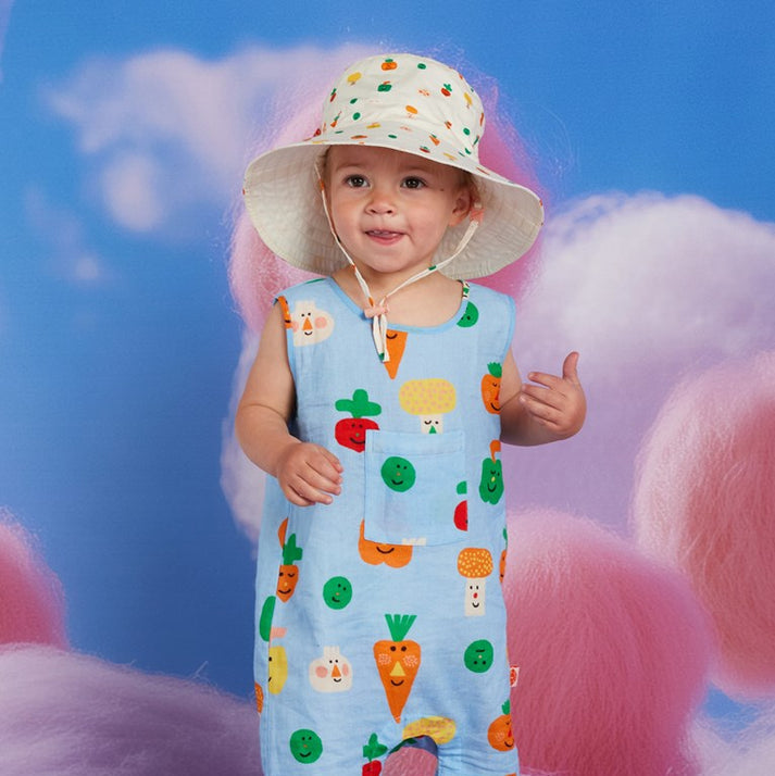 Teeny Tiny Veg Baby & Kids Sun Hat