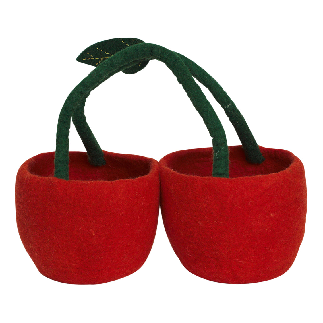 Rosella Cherry Felt Basket