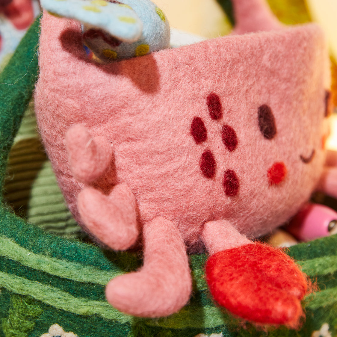 Dante Crab Felt Basket