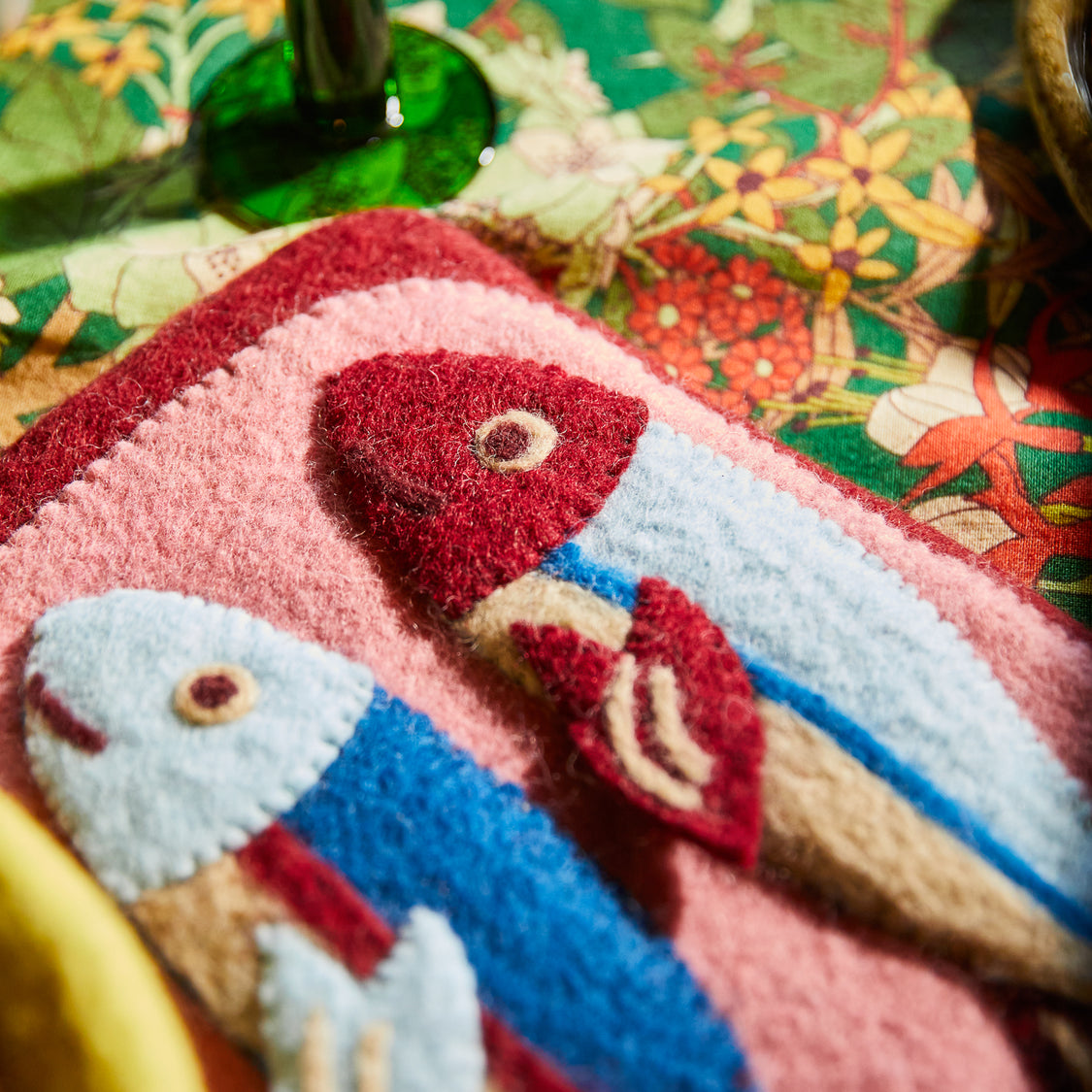 Sandria Sardines Felt Serving Mat