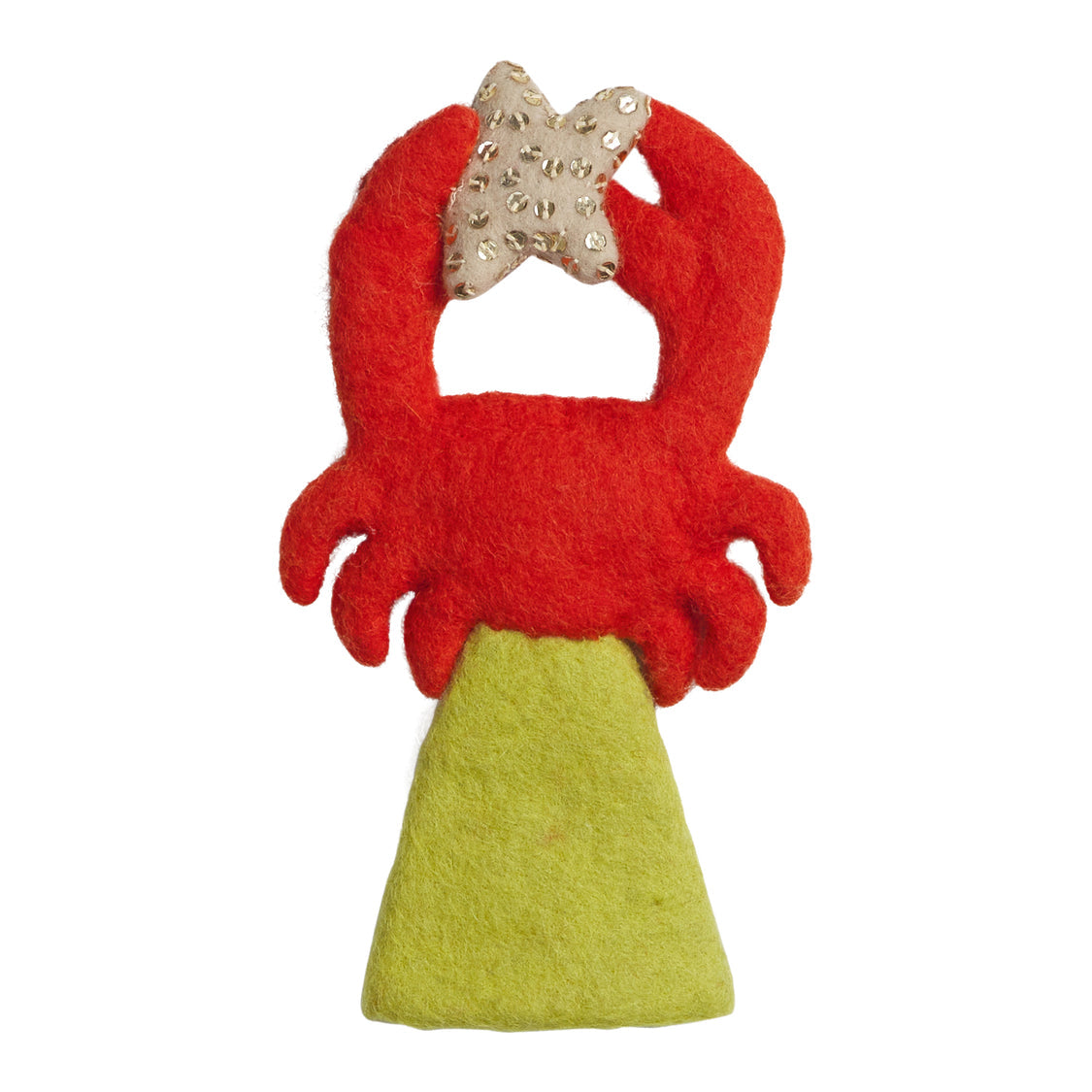 Leone Crab Felt Tree Topper