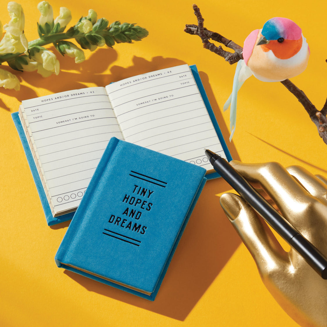 Tiny Hopes and Dreams Mini Notebook