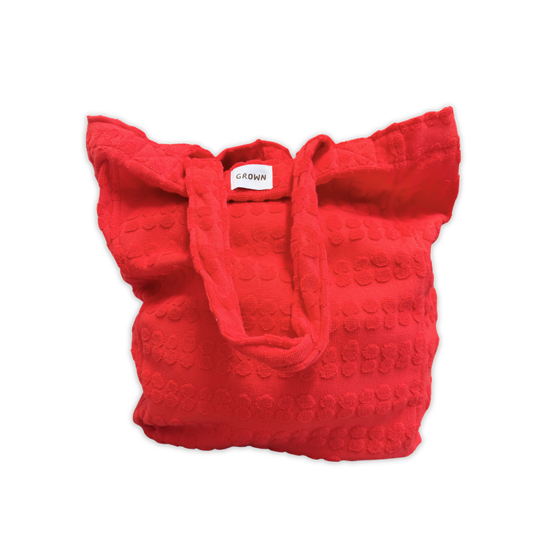 Fiesta Bubble Terry Towelling Beach Tote