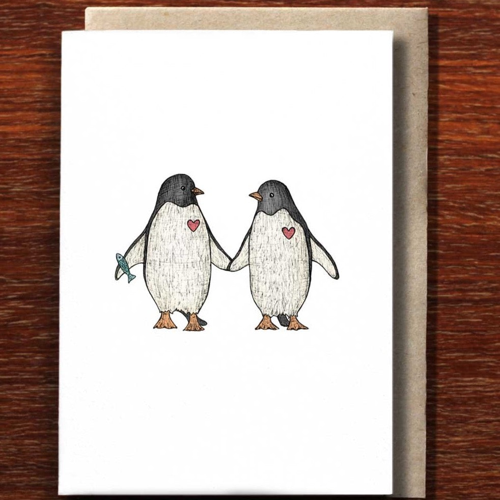 Penguin Love Greeting Card