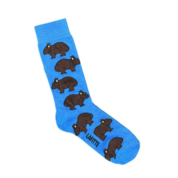 Wombat Blue Socks