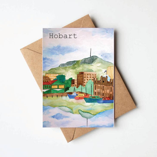 Hobart Waterfront Greeting Card