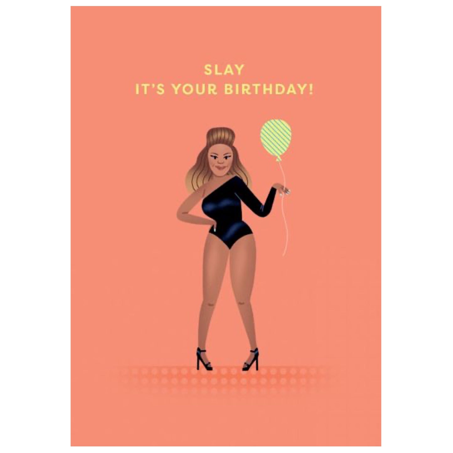 Beyonce Slay Birthday Greeting Card