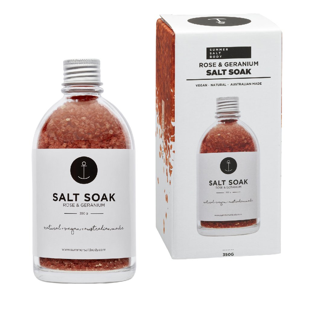 Salt Soak - Rose & Geranium - 350g
