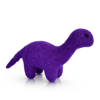 Mini Felt Dinosaur Purple