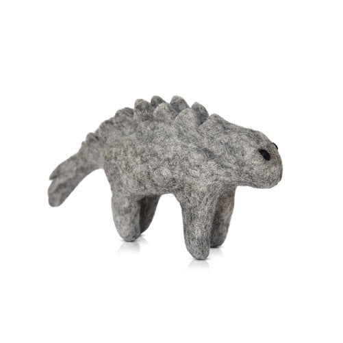 Mini Felt Stegosaurus Dark Marle